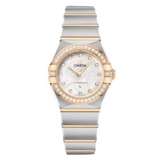 Relógio feminino Omega Constellation 25mm cinza O13125256099002 Relógio feminino Omega Constellation 25mm cinza O13125256099002