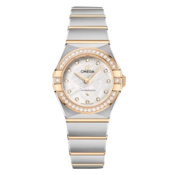 Relógio feminino Omega Constellation 25mm cinza O13125256099002 Relógio feminino Omega Constellation 25mm cinza O13125256099002