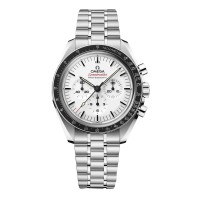 Relógio masculino Omega Speedmaster Moonwatch Professional 42mm branco O31030425004001