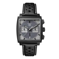 Relógio masculino TAG Heuer Monaco Chronograph Night Driver 39mm cinza CBL2181.FC6515 Relógio masculino TAG Heuer Monaco Chronograph Night Driver 39mm cinza CBL2181.FC6515