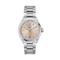 Relógio feminino TAG Heuer Carrera 36mm com diamantes rosa WBN231A.BA0001
