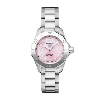 Relógio feminino TAG Heuer Aquaracer 30mm, rosa morango. Relógios do exclusivo grupo suíço WBP2416.BA0622 Relógio feminino TAG Heuer Aquaracer 30mm, rosa morango. Relógios do exclusivo grupo suíço WBP2416.BA0622