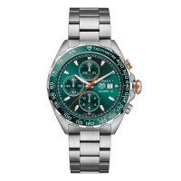 Relógio masculino TAG Heuer Formula 1 Chronograph 44mm verde CAZ201H.BA0876