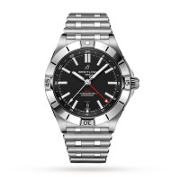 Relógio Breitling Chronomat Automático GMT 40 em Aço Inoxidável A32398101B1A1