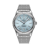 Relógio feminino Breitling Chronomat automático 36 mm azul G10380591C1G1