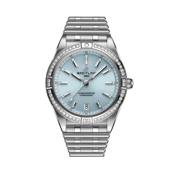 Relógio feminino Breitling Chronomat automático 36 mm azul G10380591C1G1
