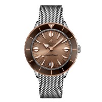 Relógio masculino Breitling Superocean Heritage '57 Highlands Capsule 38mm marrom com 2 pulseiras U10340E31A1A1