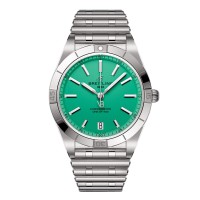 Relógio feminino Breitling Chronomat Automático 36 mm Victoria Beckham edição limitada Peppermint A103801A1L1A1