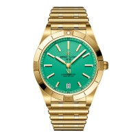 Relógio Breitling Chronomat Automático 36 mm Edição Limitada Victoria Beckham para Mulheres em Ouro Amarelo Menta K103801A1L1K1