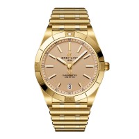 Relógio Breitling Chronomat Automático 36 mm Edição Limitada Victoria Beckham para Mulheres em Ouro Amarelo Areia K103801A1A1K1