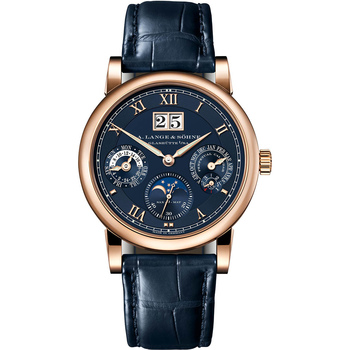 Imitação A. Lange & Sohne Langematik Perpetual Limited Anniversary Blue Edition 310.037