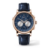 Réplica do relógio A. Lange & Sohne Triple Split em ouro rosa, Ref. 424.037F