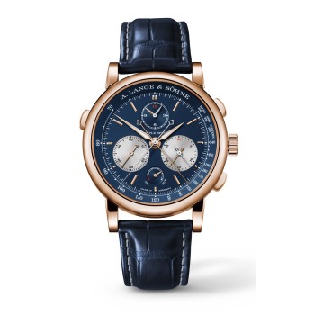 Réplica do relógio A. Lange & Sohne Triple Split em ouro rosa, Ref. 424.037F