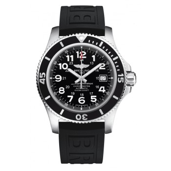 Réplica do Breitling Superocean II Automático com Mostrador Preto Masculino A17392D71B1S2 Réplica do Breitling Superocean II Automático com Mostrador Preto Masculino A17392D71B1S2