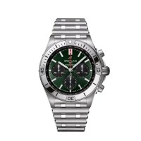Breitling Chronomat B01 42 AB0134101L2A1 Aço Inoxidável Verde Rouleaux Breitling Chronomat B01 42 AB0134101L2A1 Aço Inoxidável Verde Rouleaux