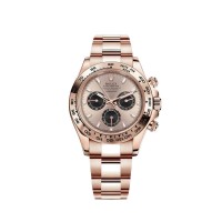 Réplica do Rolex Cosmograph Daytona em ouro Everose 18k M116505-0016
