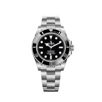 Rolex Submariner em aço Oystersteel com bisel Cerachrom preto Rolex Submariner em aço Oystersteel com bisel Cerachrom preto