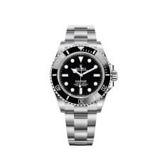 Rolex Submariner em aço Oystersteel com bisel Cerachrom preto Rolex Submariner em aço Oystersteel com bisel Cerachrom preto