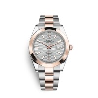 Relógio Rolex Datejust 41 em aço Oystersteel e ouro Everose M126301-0017
