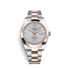 Relógio Rolex Datejust 41 em aço Oystersteel e ouro Everose M126301-0017