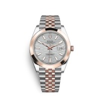 Relógio Rolex Datejust 41 em aço Oystersteel e ouro Everose M126301-0018