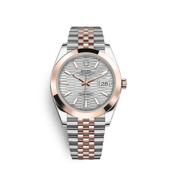 Relógio Rolex Datejust 41 em aço Oystersteel e ouro Everose M126301-0018