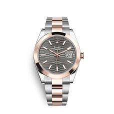 Relógio Rolex Datejust 41 em aço Oystersteel e ouro Everose M126301-0019