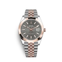 Relógio Rolex Datejust 41 em aço Oystersteel e ouro Everose M126301-0020