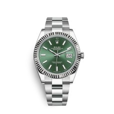 Relógio Rolex Datejust 41 em aço Oystersteel e ouro branco M126334-0027