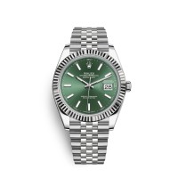 Relógio Rolex Datejust 41 em aço Oystersteel e ouro branco M126334-0028