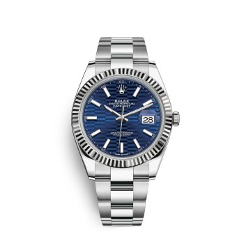 Relógio Rolex Datejust 41 em aço Oystersteel e ouro branco M126334-0031 Relógio Rolex Datejust 41 em aço Oystersteel e ouro branco M126334-0031