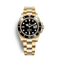 Rolex Submariner Date em ouro amarelo 18k com bisel Cerachrom preto