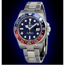 Réplica Rolex GMT-Master II em aço Oyster M126710BLRO-0002 Réplica Rolex GMT-Master II em aço Oyster M126710BLRO-0002
