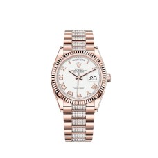 Réplica Rolex Day-Date 36 em ouro Everose 18K M128235-0053 Réplica Rolex Day-Date 36 em ouro Everose 18K M128235-0053