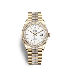 Relógio Rolex Day-Date 36 em ouro amarelo 18 quilates e diamantes M128348RBR-0048 Relógio Rolex Day-Date 36 em ouro amarelo 18 quilates e diamantes M128348RBR-0048