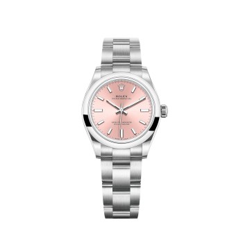Rolex Oyster Perpetual 31 com mostrador rosa