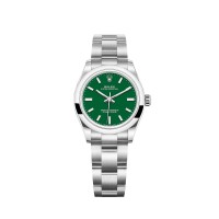 Rolex Oyster Perpetual 31 com mostrador verde