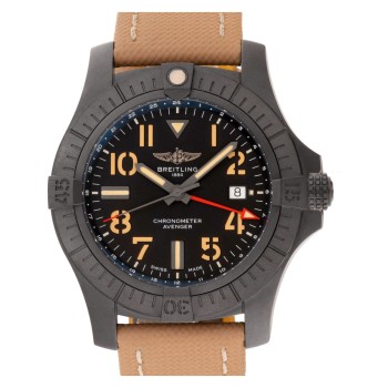Relógio Breitling Avenger V32395 Preto Titânio Mostrador Preto 44mm Automático