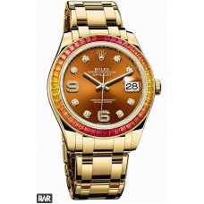 Réplica do relógio Rolex Datejust Oyster Perpetual Pearlmaster 39 86348 SAJOR-42748