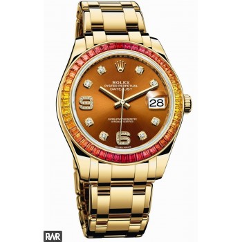 Réplica do relógio Rolex Datejust Oyster Perpetual Pearlmaster 39 86348 SAJOR-42748