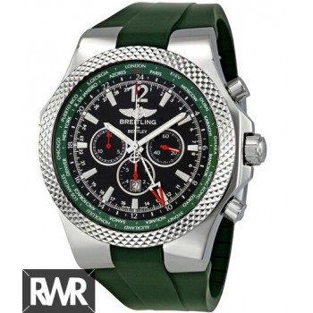 Réplica relogio Breitling para Bentley GMT Green Dial cronógrafo Homens A47362S4-B919