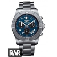 Réplica do relógio Breitling Professional Chronospace Evo B60 Titanium Blue Dial Homens EB601010 / C945 / 152E