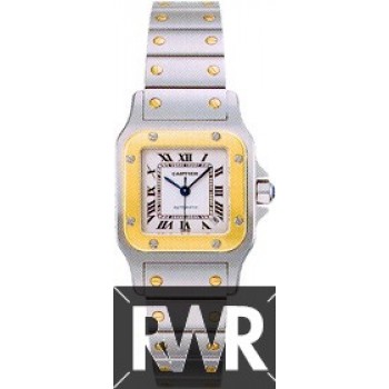 Réplica do relógio Cartier Santos Automático Senhoras W20057C4