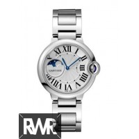 Réplica do relógio Cartier Ballon Bleu de Automático Mostrador prateadoUnissex WSBB0021