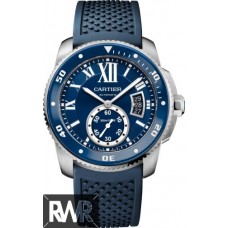 Réplica do relógio Cartier Calibre de Cartier Diver azul WSCA0011