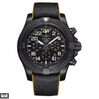 Réplica do relógio Breitling Avenger Mostrador preto Homens XB1210E4 / BE89 / 257S / X20D.4