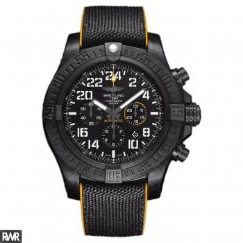 Réplica do relógio Breitling Avenger Mostrador preto Homens XB1210E4 / BE89 / 257S / X20D.4