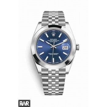 Copiar Rolex Datejust 41 Oystersteel 126300 Blue Dial