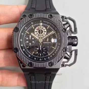 Réplica Audemars Piguet Royal Oak Offshore Survivor 26165IO.OO.A002CA.01 Titanium Marcador Preto