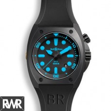 Réplica do relógio Bell & Ross BR 02-92 Blue Cronógrafo Marinho